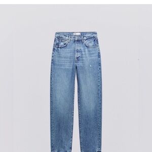 🆕 ZARA ZW RELAXED-FIT MID-RISE JEANS - LIMITED EDITION | Mid-blue | 6840/289